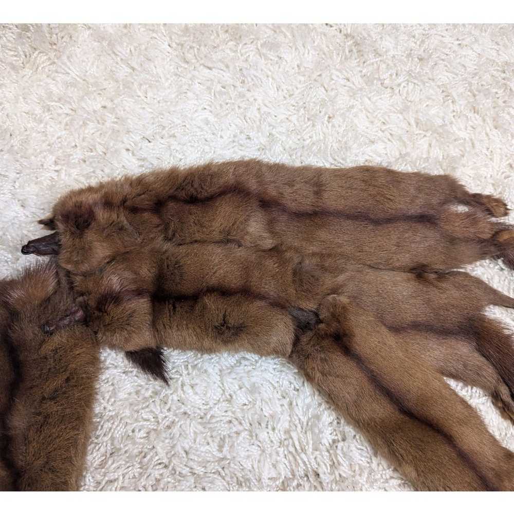 Vintage Mink Fur Stole Wrap - image 4