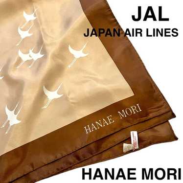 JAL Scarf Hanae Mori Vintage Japan Airlines Mori H