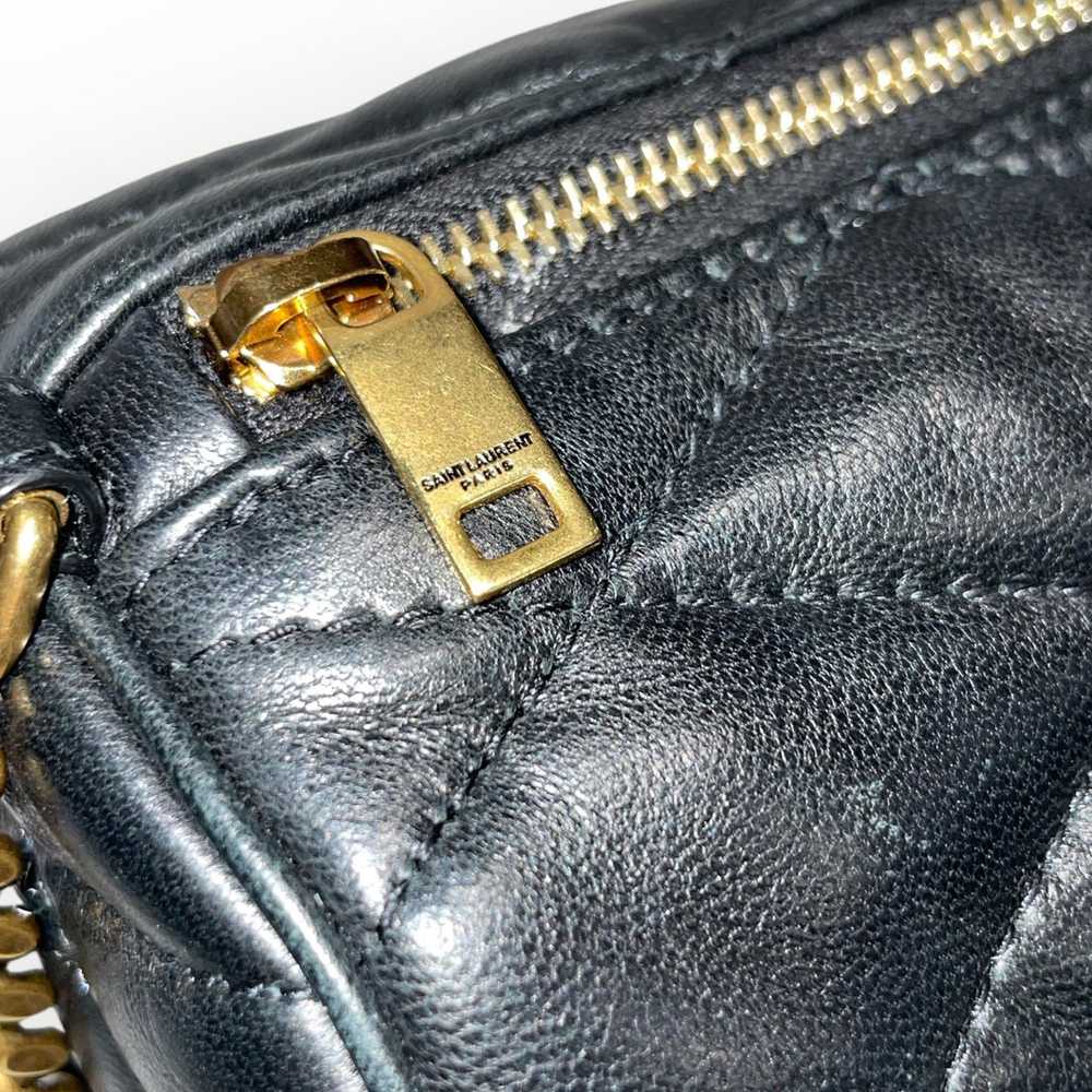 YVES SAINT LAURENT/Hand Bag/S/Leather/BLK/ - image 5