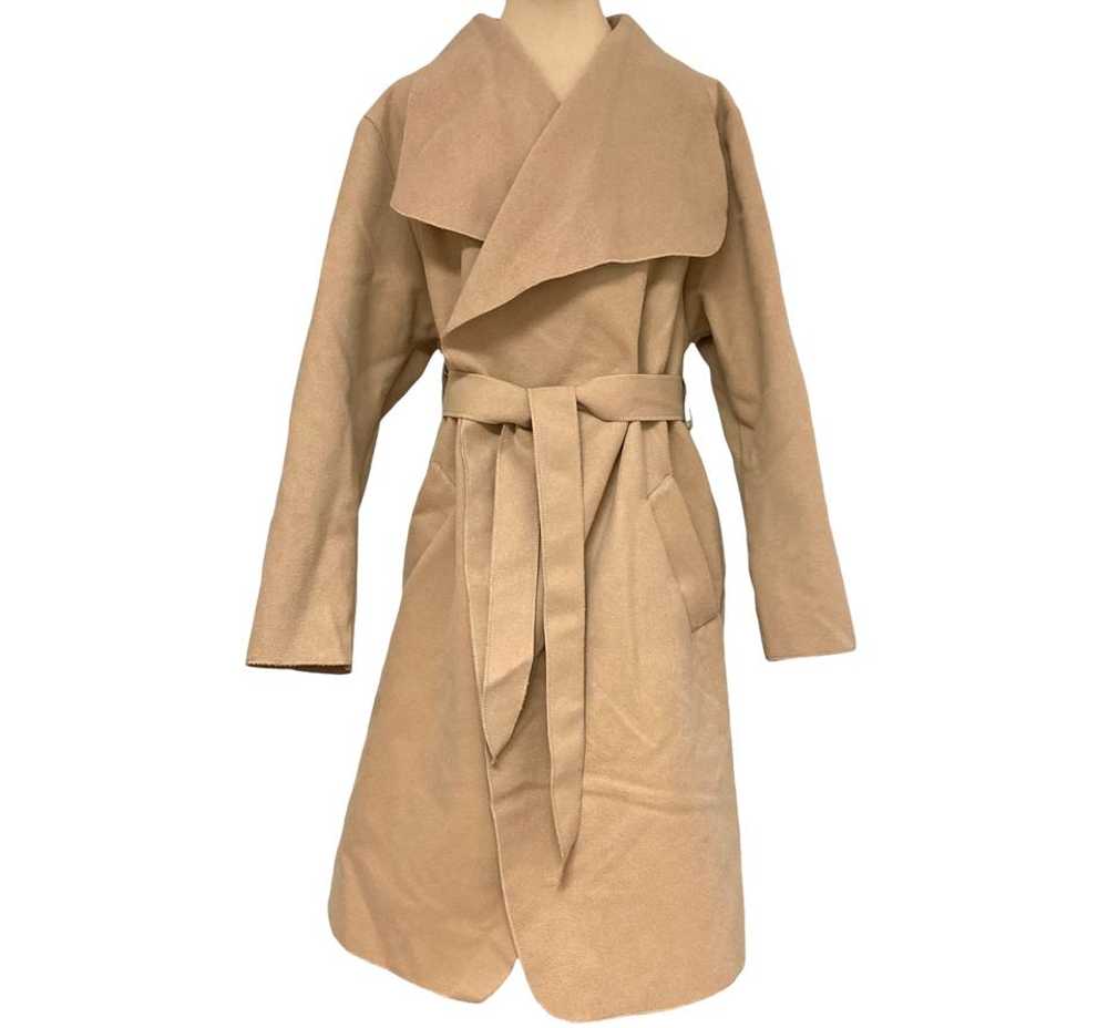 Unbranded Vegan "Wool" Wrap Coat (No Tag) | Used,… - image 1