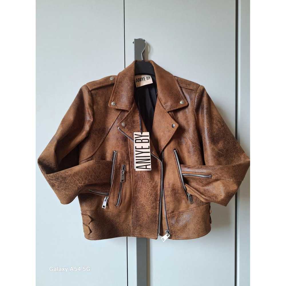 Aniye By Vegan leather biker jacket - image 9