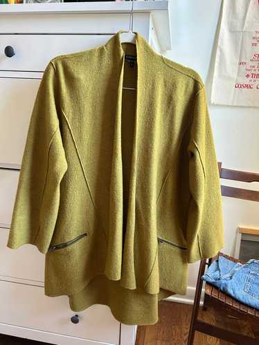 EILEEN FISHER Mustard Green (M) | Used, Secondhand