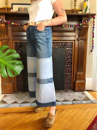 B SIDES Jeans Claude Flare Awning Stripe (26) |…