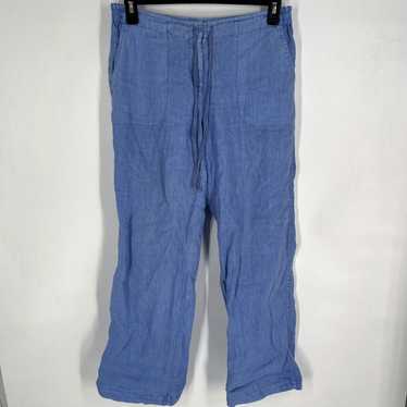 Vintage J McLaughlin Mens Blue 100% Linen Pants S… - image 1