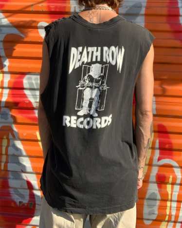 RAD! TATTERED AS-FUCKK DEATH ROW RECORDS CUT SLEEV