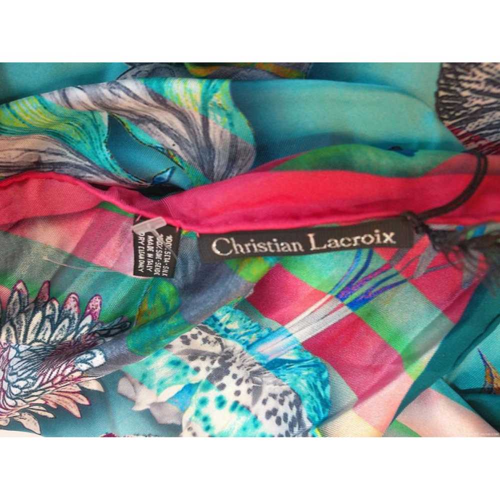 Christian Lacroix Silk scarf - image 3