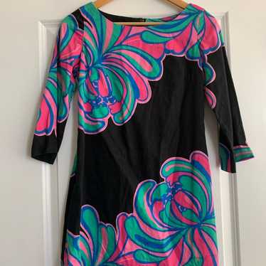 Lilly Pulitzer Multicolor Black Dress - Size 0