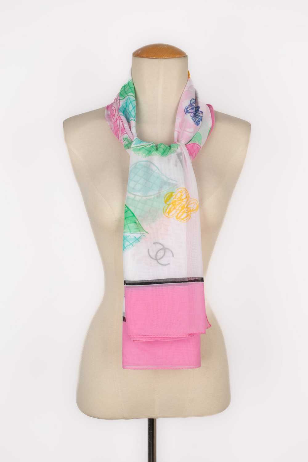 Paréo / Foulard en coton Chanel - image 3