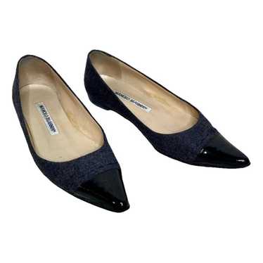 Manolo Blahnik Patent leather flats