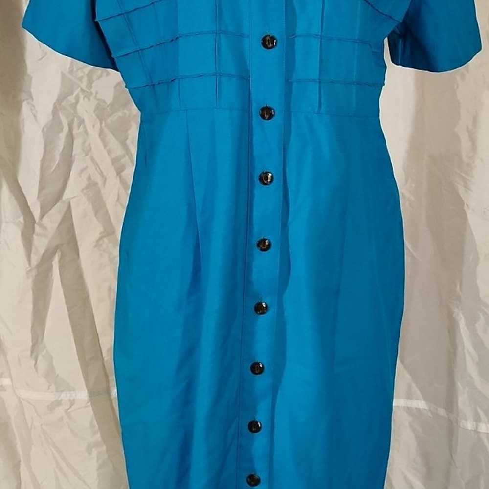 Turquoise dress size 10 by Kathie Lee - image 1