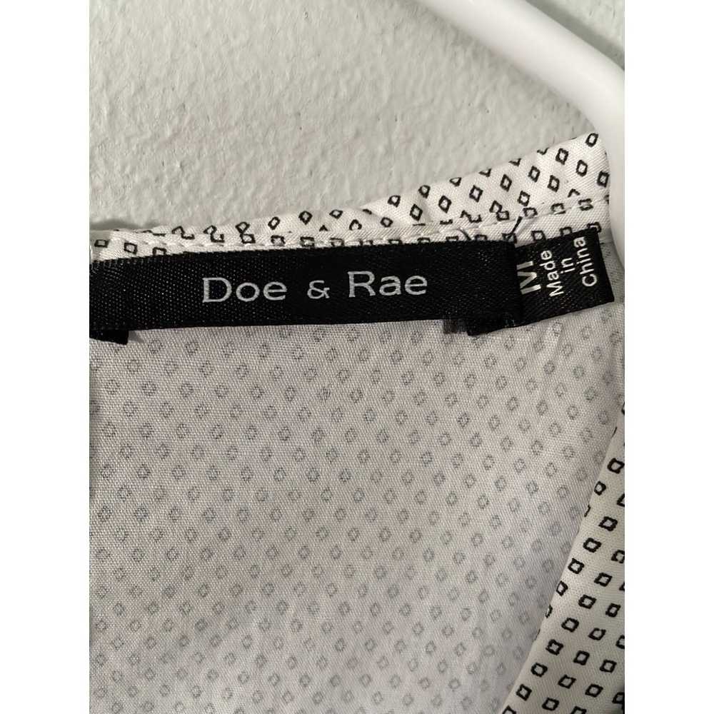 Doe & Rae Black and White Dress Size Medium - image 4