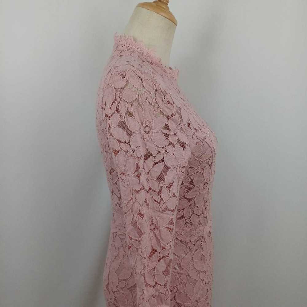 LE BLANC Long Sleeve Long One Piece Dress M Pink … - image 11