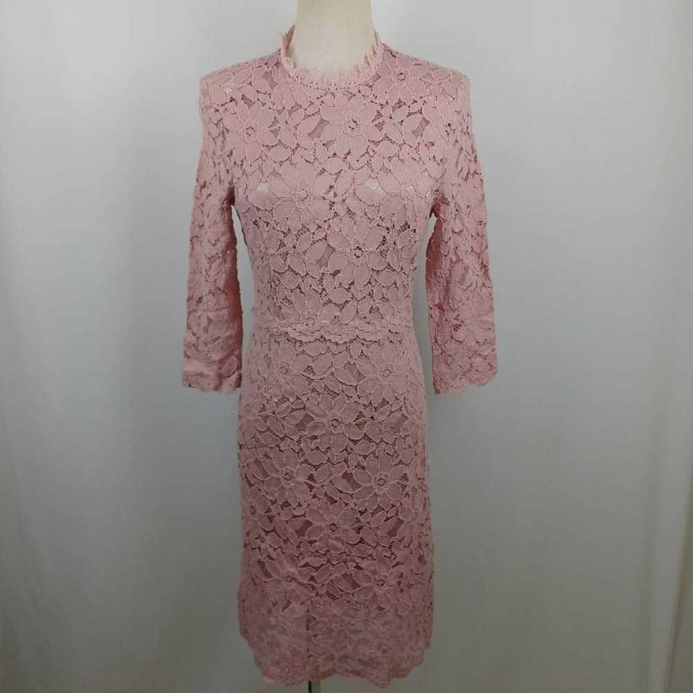 LE BLANC Long Sleeve Long One Piece Dress M Pink … - image 2