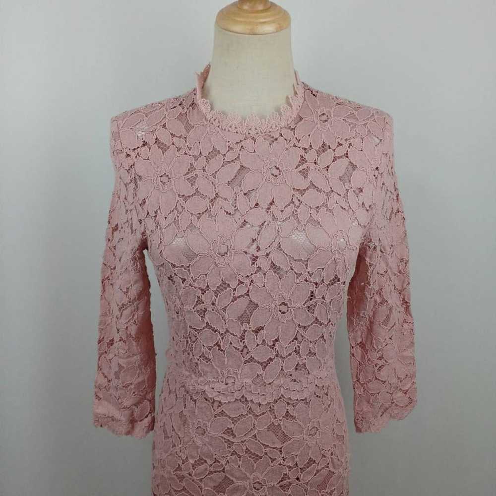 LE BLANC Long Sleeve Long One Piece Dress M Pink … - image 3