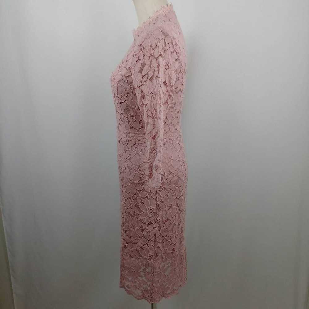 LE BLANC Long Sleeve Long One Piece Dress M Pink … - image 5