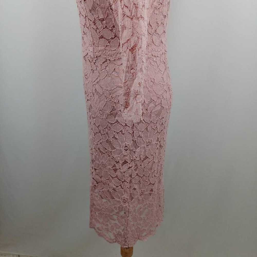 LE BLANC Long Sleeve Long One Piece Dress M Pink … - image 7