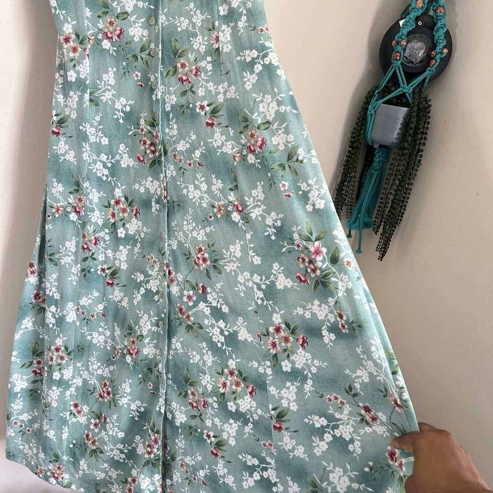 Vintage Erika Studio Dress M Floral Cottagecore 9… - image 3