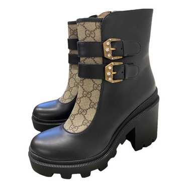 Gucci Leather biker boots - image 1