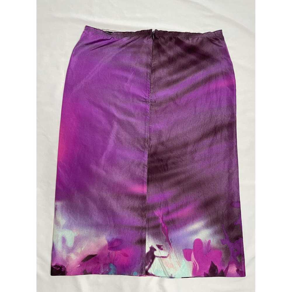 Prada Silk mid-length skirt - image 2