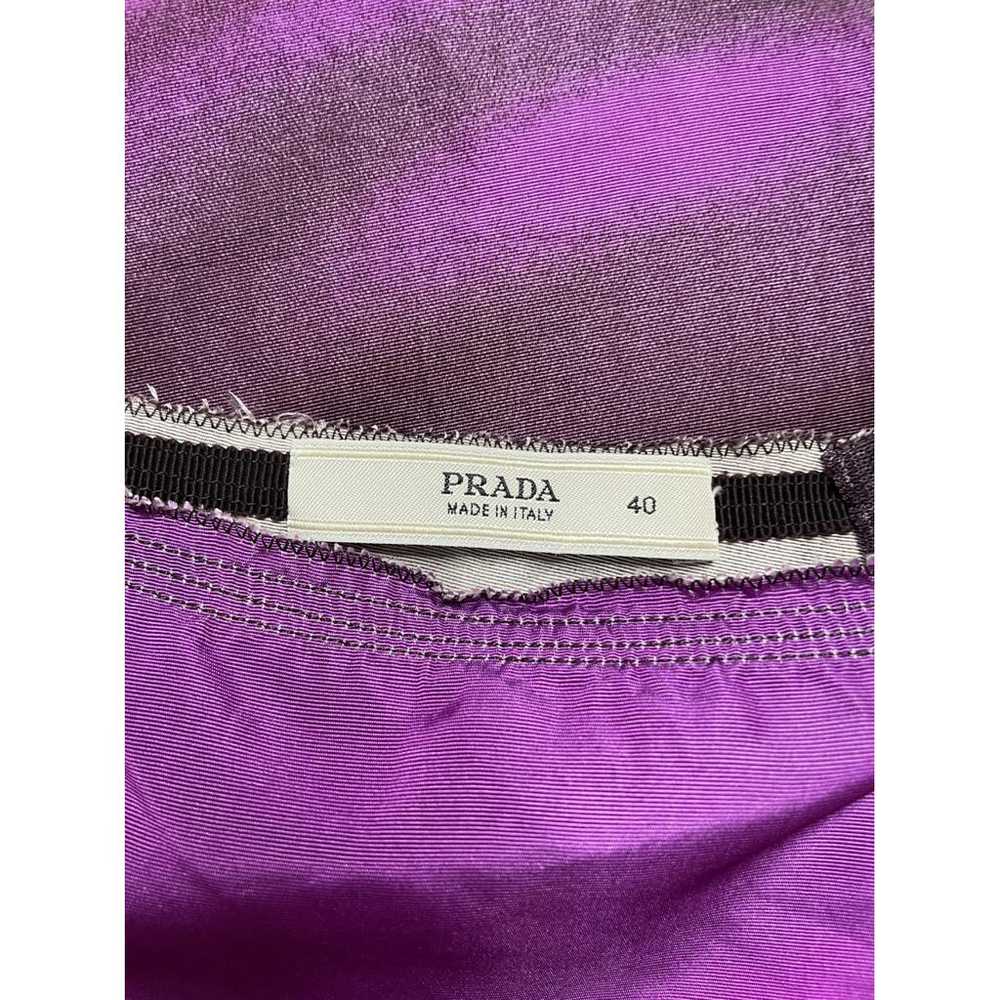 Prada Silk mid-length skirt - image 3