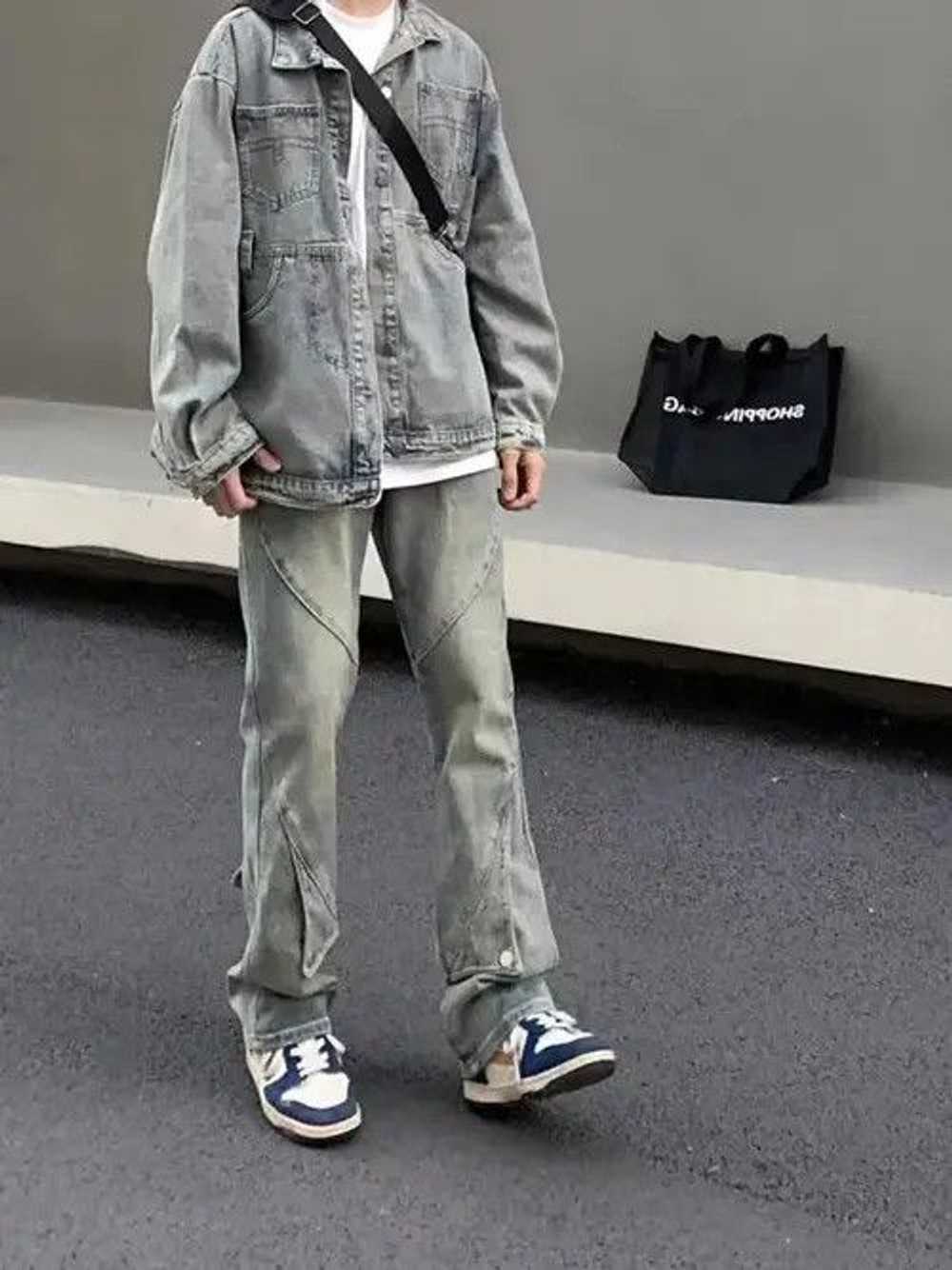 Japanese Brand × Jean × Streetwear Vintage washed… - image 3