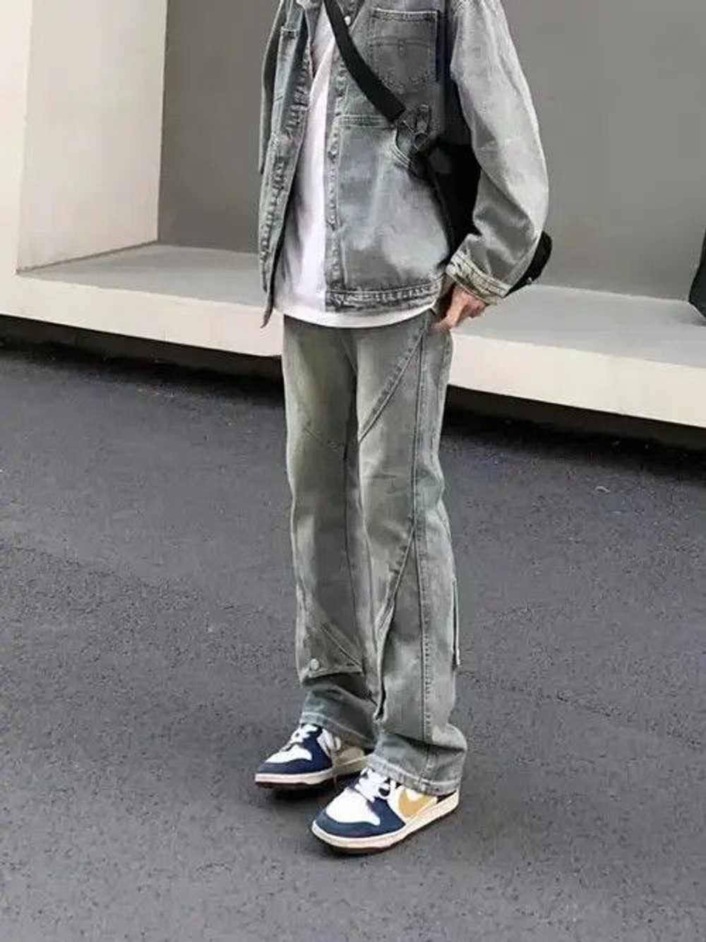 Japanese Brand × Jean × Streetwear Vintage washed… - image 4