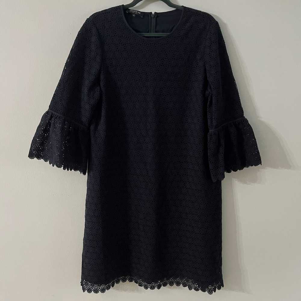 LAFAYETTE 148 New York Navy Blue Embroidered Bell… - image 2