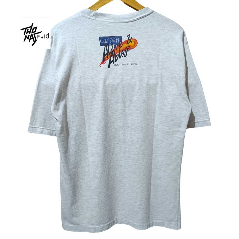 Rap Tees × Religion × Vintage Vintage Jesus Hand … - image 7