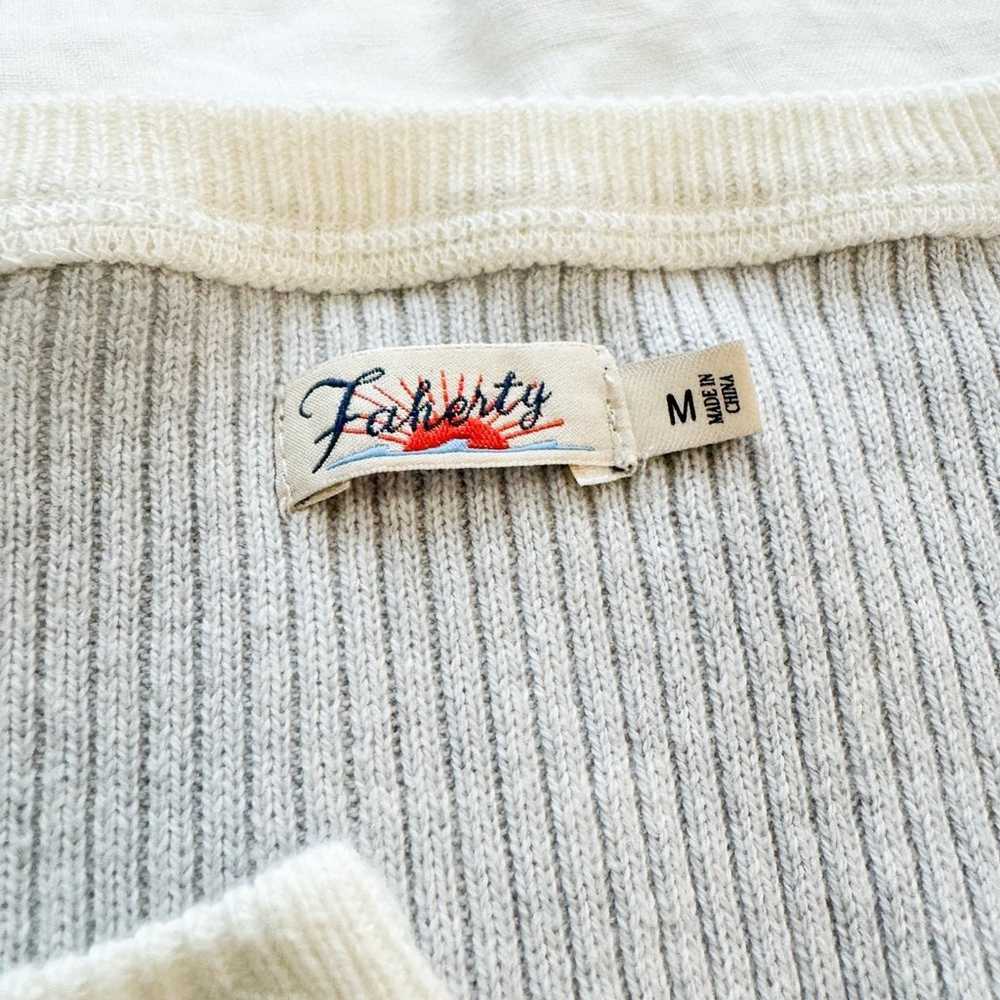 Faherty Mikki Henley Cotton and Cashmere - image 5