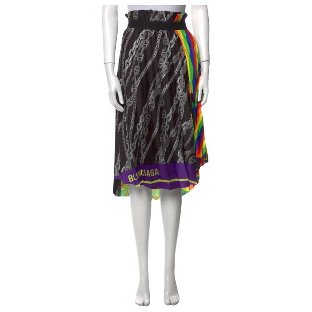 Balenciaga Silk mid-length skirt - image 1