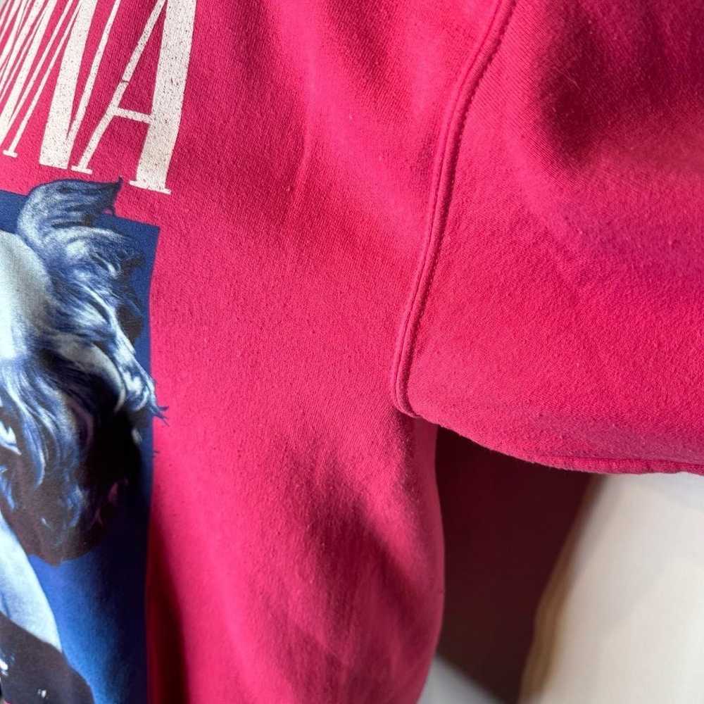 Madonna oversized True Blue Vintage Hot Pink Swea… - image 3