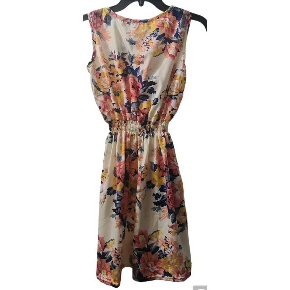 Topshineworld Dress Medium Floral  Lightweight Sl… - image 2