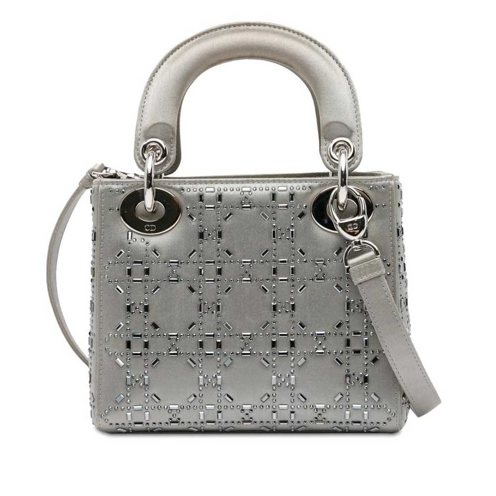 Dior Lady Dior cloth crossbody bag - image 3