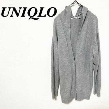 UNIQLO Cardigan with Hood for Women, Gray, Size M