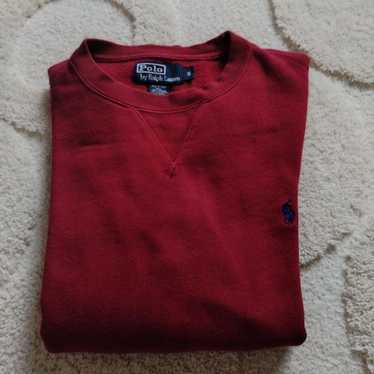 Polo Ralph Lauren red sweater.