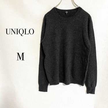 UNIQLO 【M】 Long-sleeve Knit 100% Cashmere