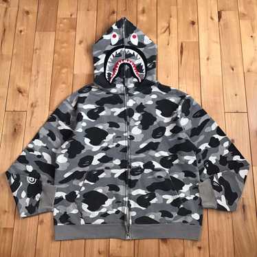 Bape × Nigo 🔥NFS limited🔥 BAPE camo Shark full … - image 1