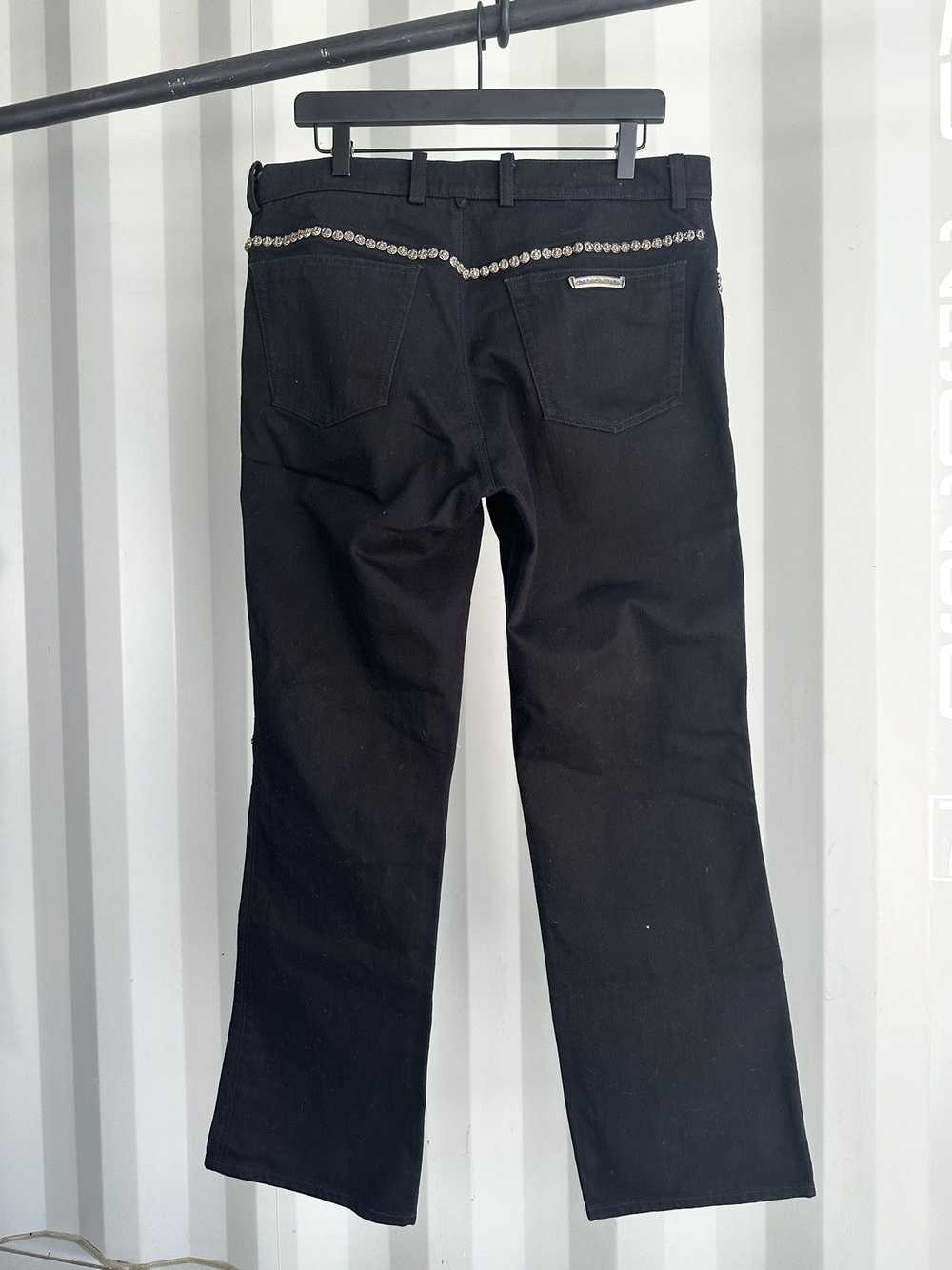 Chrome Hearts Studded Fleur Knee Denim RARE!! - image 4