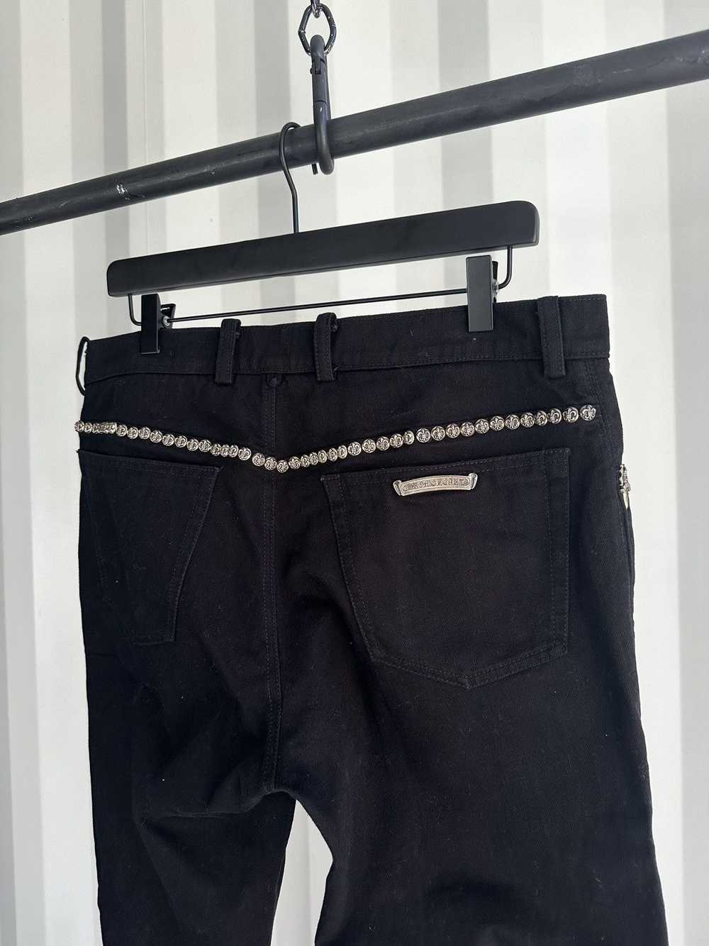 Chrome Hearts Studded Fleur Knee Denim RARE!! - image 5