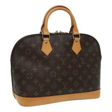 Louis Vuitton Alma leather handbag