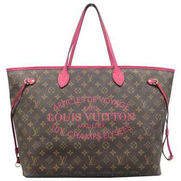 Louis Vuitton Neverfull leather handbag