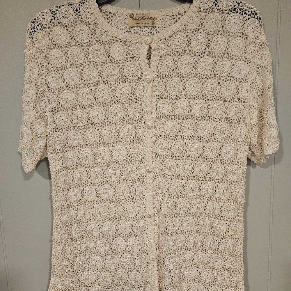 VINTAGE SYC Sweater Women’s XLarge XL Ivory Best … - image 1