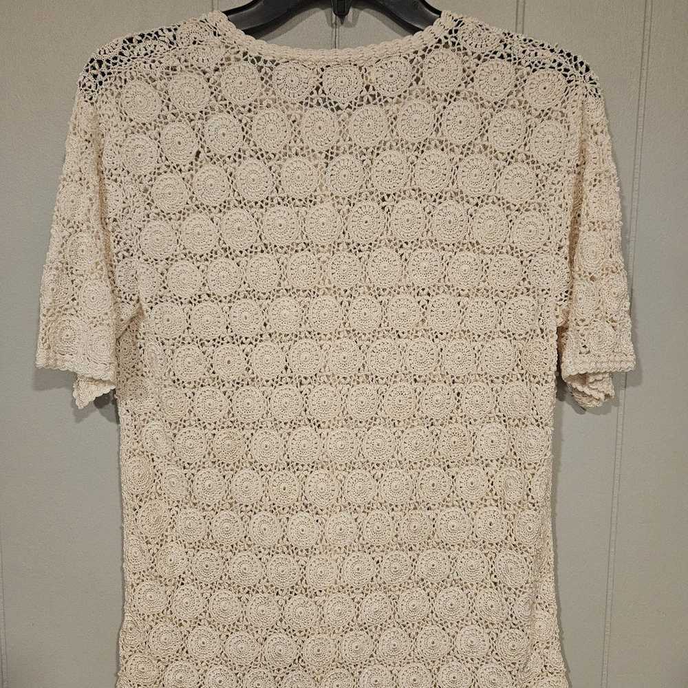 VINTAGE SYC Sweater Women’s XLarge XL Ivory Best … - image 4