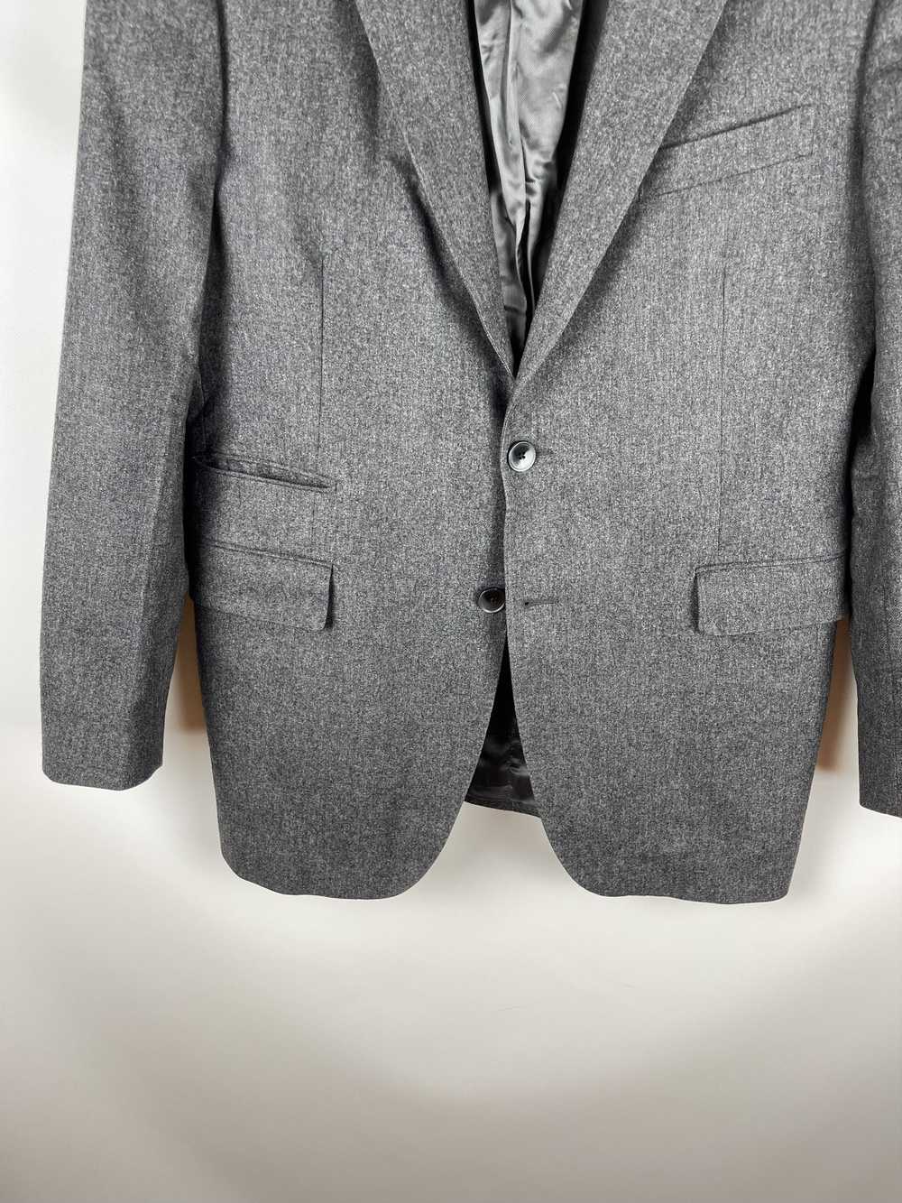 Luxury × Tagliatore Tagliatore grey wool two butt… - image 3