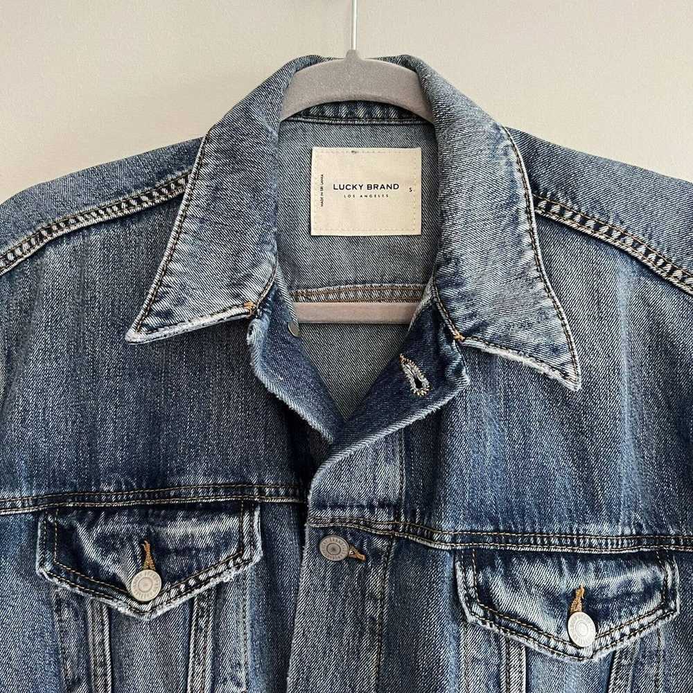 Lucky Brand Trucker Jean Jacket Size Small - image 2