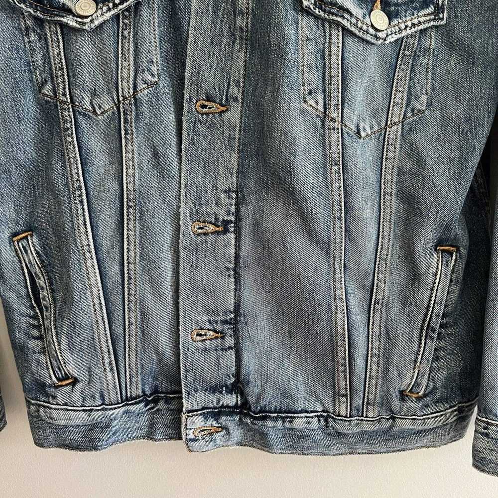 Lucky Brand Trucker Jean Jacket Size Small - image 3