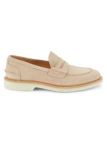 Brunello Cucinelli o1mle0924 Suede Loafers in Beig