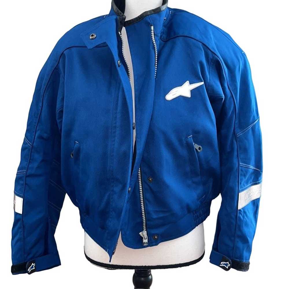 Blue Alpinestars Racing Jacket w/ Removable Paddi… - image 2