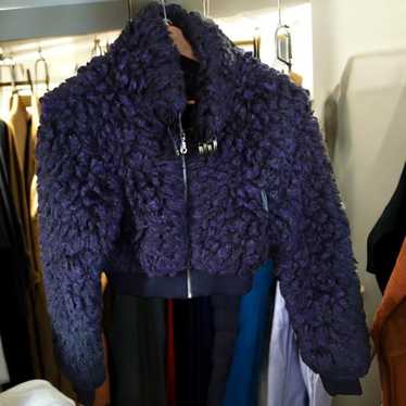 Vintage Betsey Johnson Faux Fur Cropped Jacket - image 1