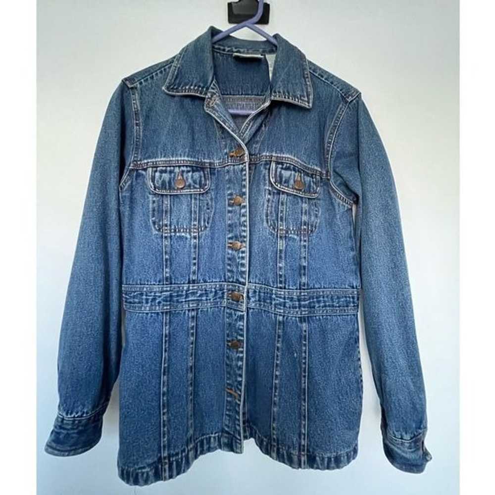 Bill Blass vintage size Medium 100% cotton denim … - image 1